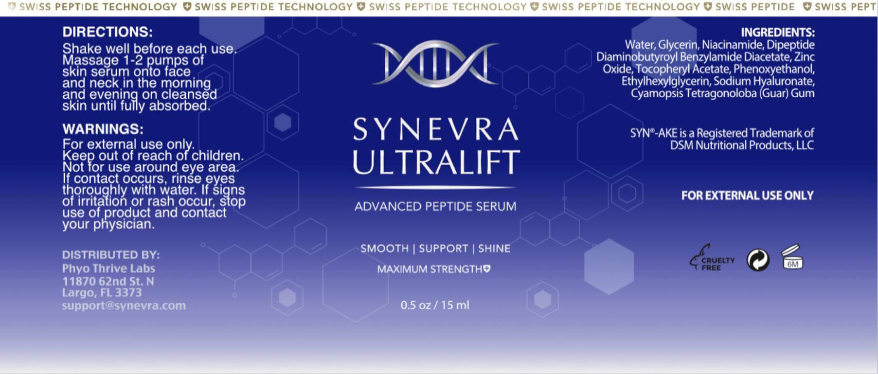 Synevra Ultralift Label